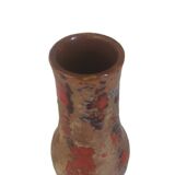Brutalist vase with dripping decoration