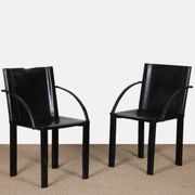 Pair of armchairs by Carlo Bartoli for Matteo Grassi, 1980