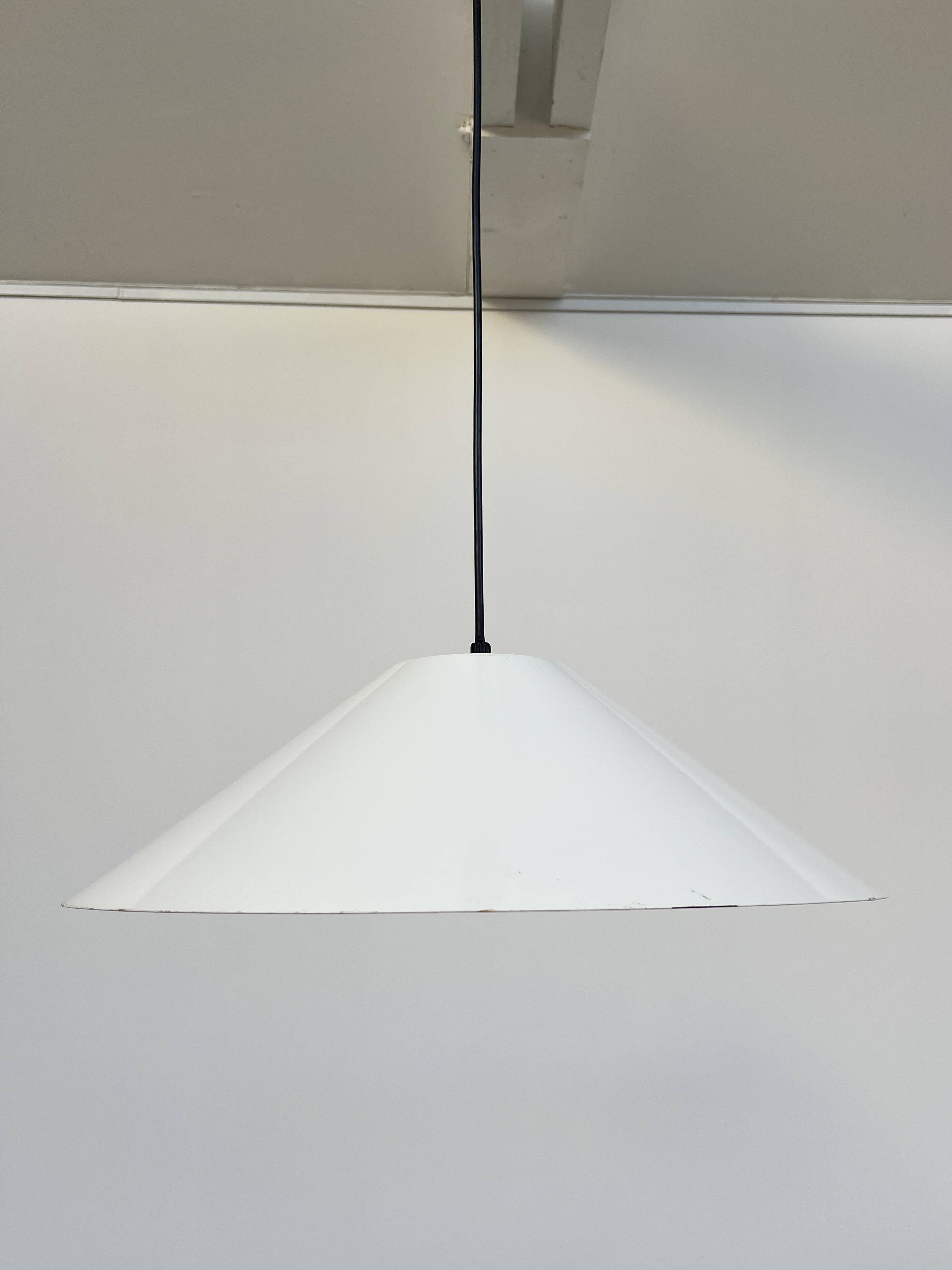 Lita 6047 White Suspension – Ø50 – French Industrial Design 80's