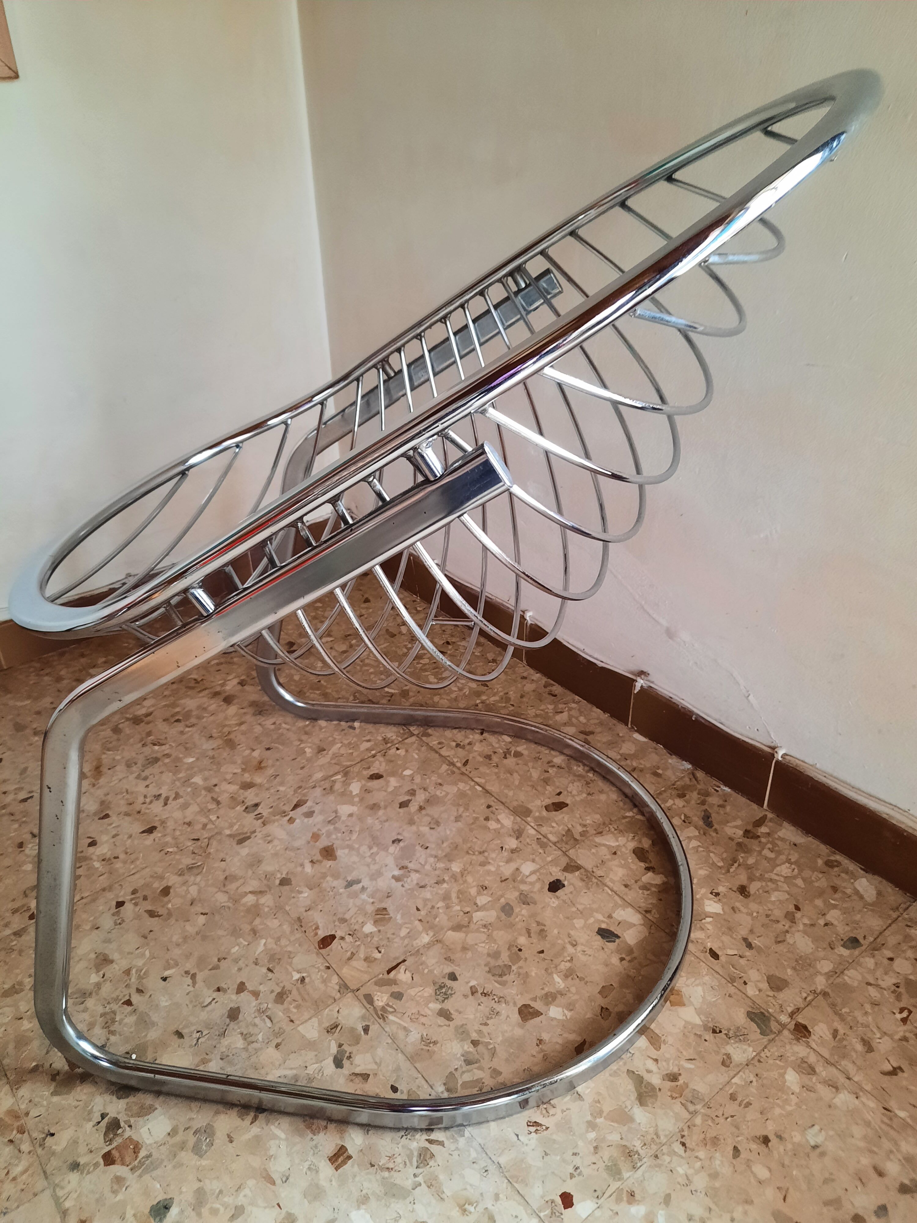 Eggchair armchair for Rima, Italy, 70s