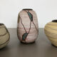 Set of 3 Ceramic Pottery Vase by Sawa Ceramic Franz Schwaderlapp, Germany 1960s