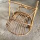 Vintage rattan children's armchair 1960s