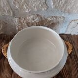 Fruit basket Creil and Montereau pattern Carnations