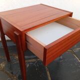 Pair of Scandinavian teak bedside tables