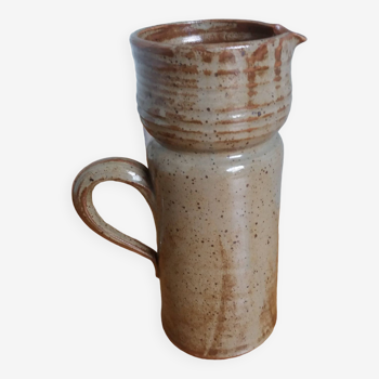 Stoneware pitcher