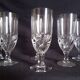 Lot de 6 grands verres à absinthe, h - 18 cm.