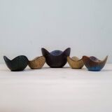 Mid-Century Modern Set of 5 Bowls Rörstrand Gunnar Nylund, Sweden, 1950s