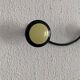 Vintage 1960s banana yellow wall coat rack with 4 hooks - 65 x 7 cm