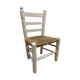 White wooden child chair