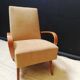 Paire de fauteuils vintage Halabala 1950