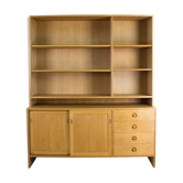 Oak bookcase by Hans J. Wegner for Ry Mobler, 1960
