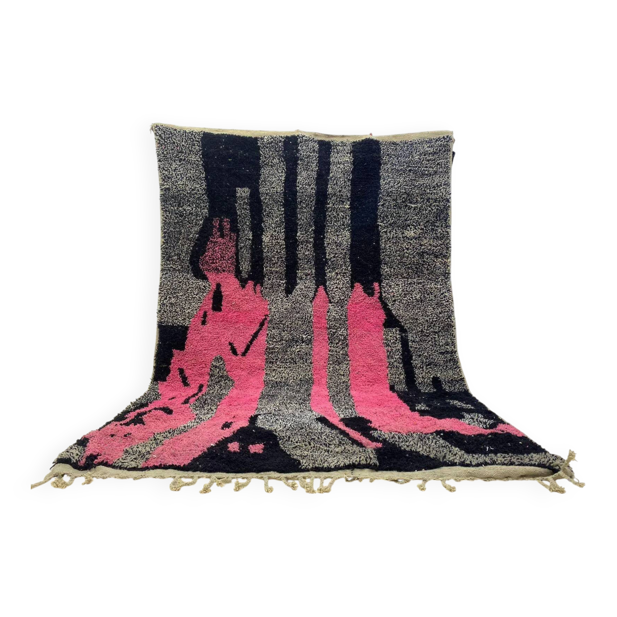 Authentic handmade Berber rug 3x2 m