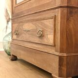 Walnut Bonnetière wardrobe