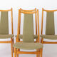 Vintage Dining Chairs Set of 4, Mid Century Modern Chairs, 1960s German