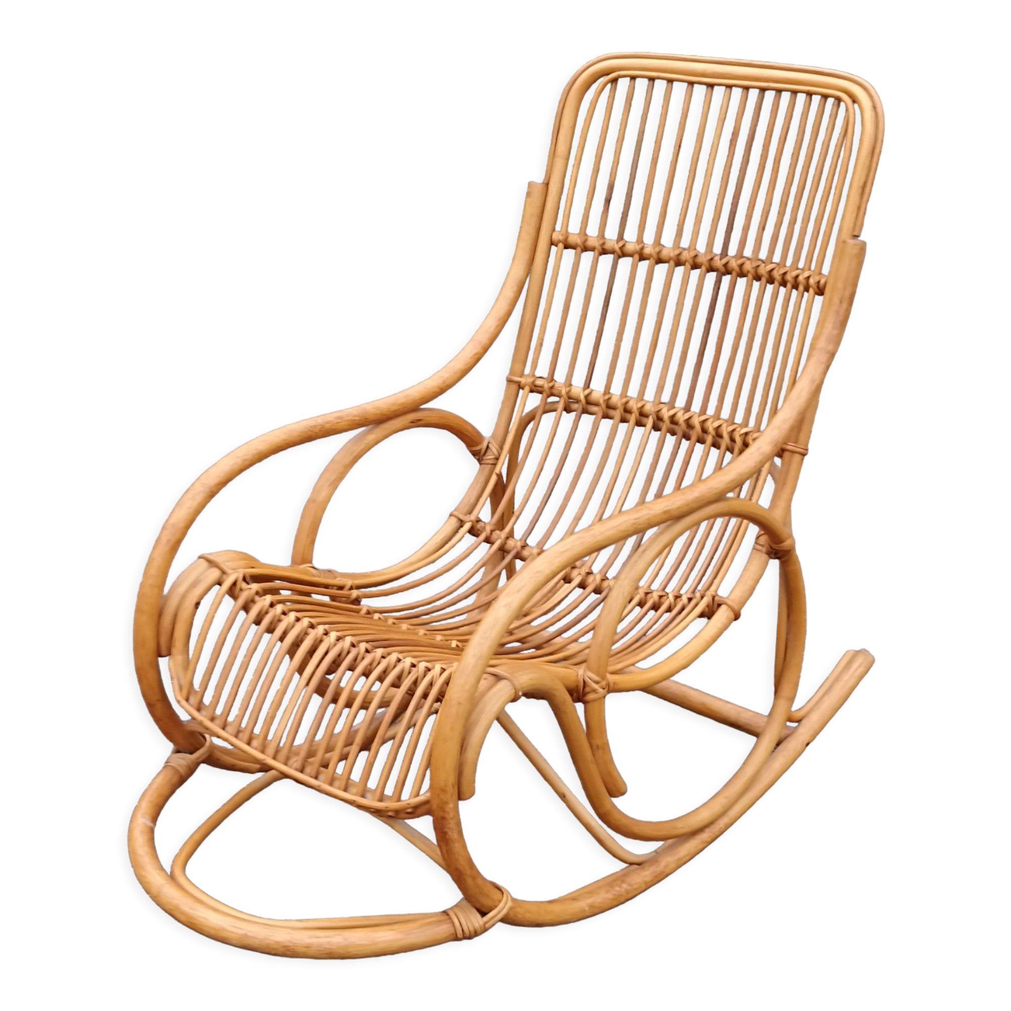 Rattan rocking chair