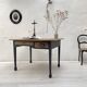 Bureau en bois peint
