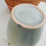 Large Grey Ceramic Vase 1950