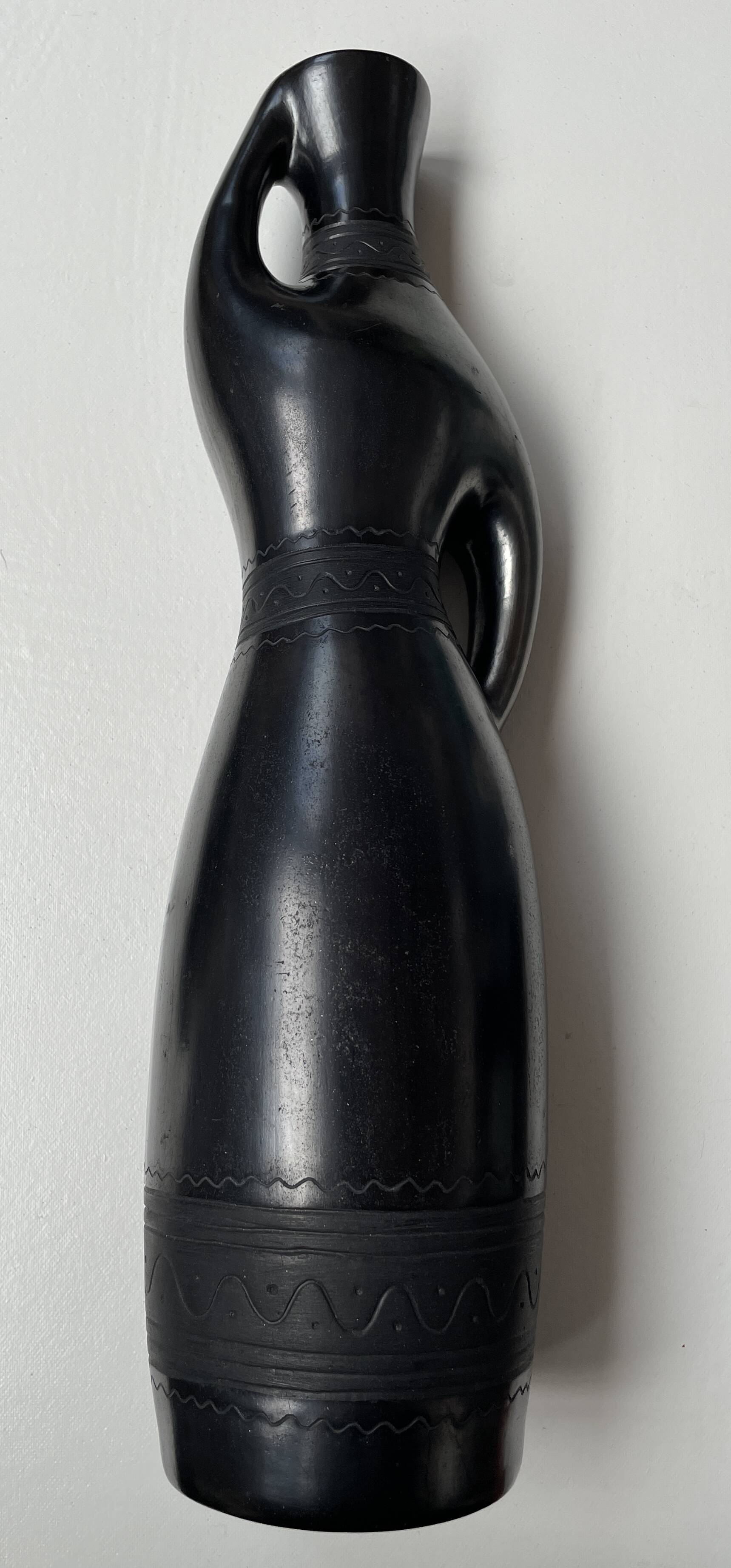 ceramic vase, anthropomorphic, 1950s-60s