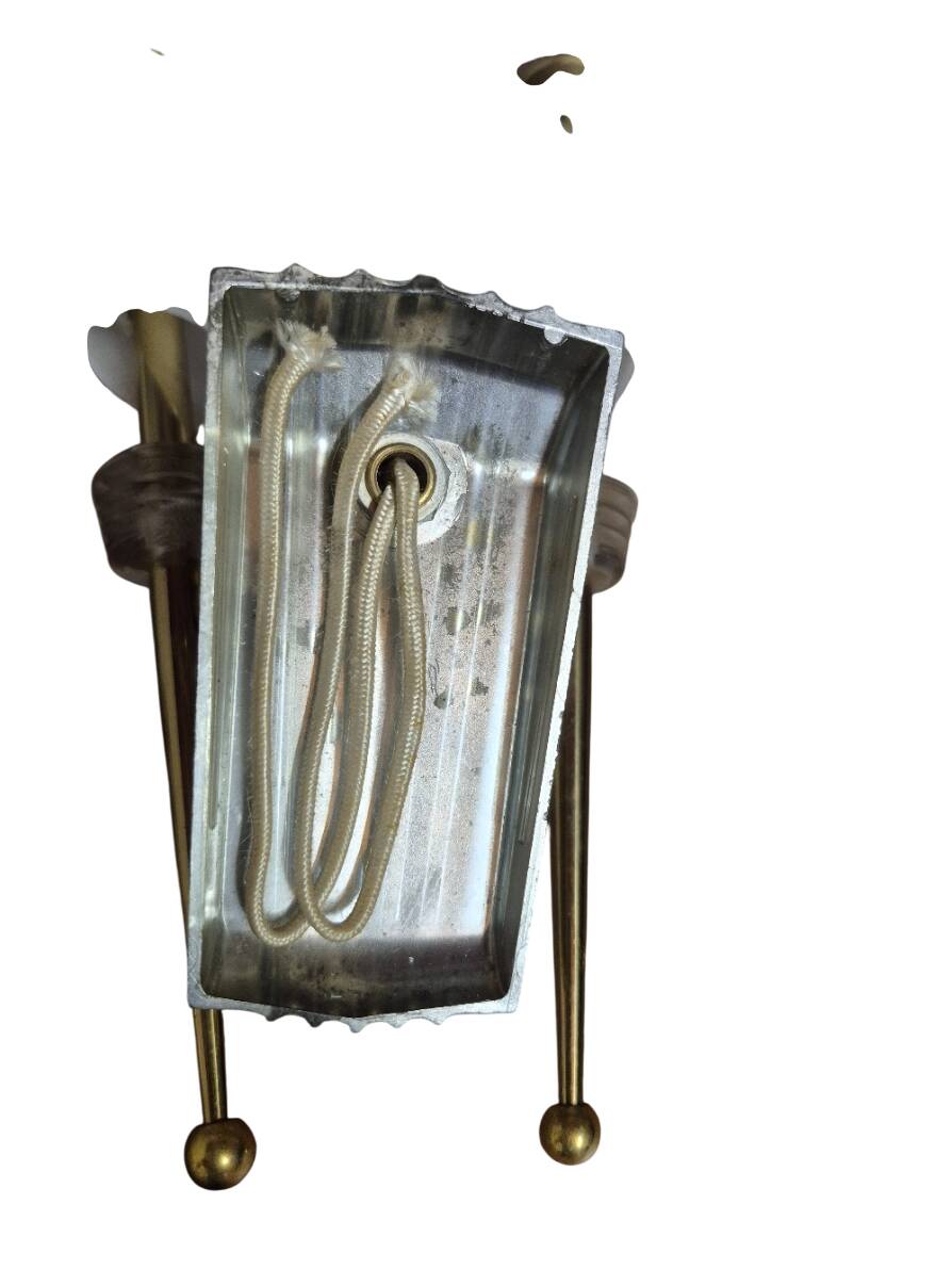 Vintage 1950s butterfly wall light pairs by Arlus.