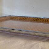 Set plexiglass and caning design 70 s