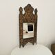 Vintage 80s Moorish style hand painted mirror