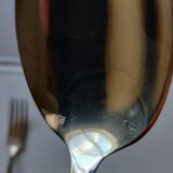 White box fork spoon silver plated