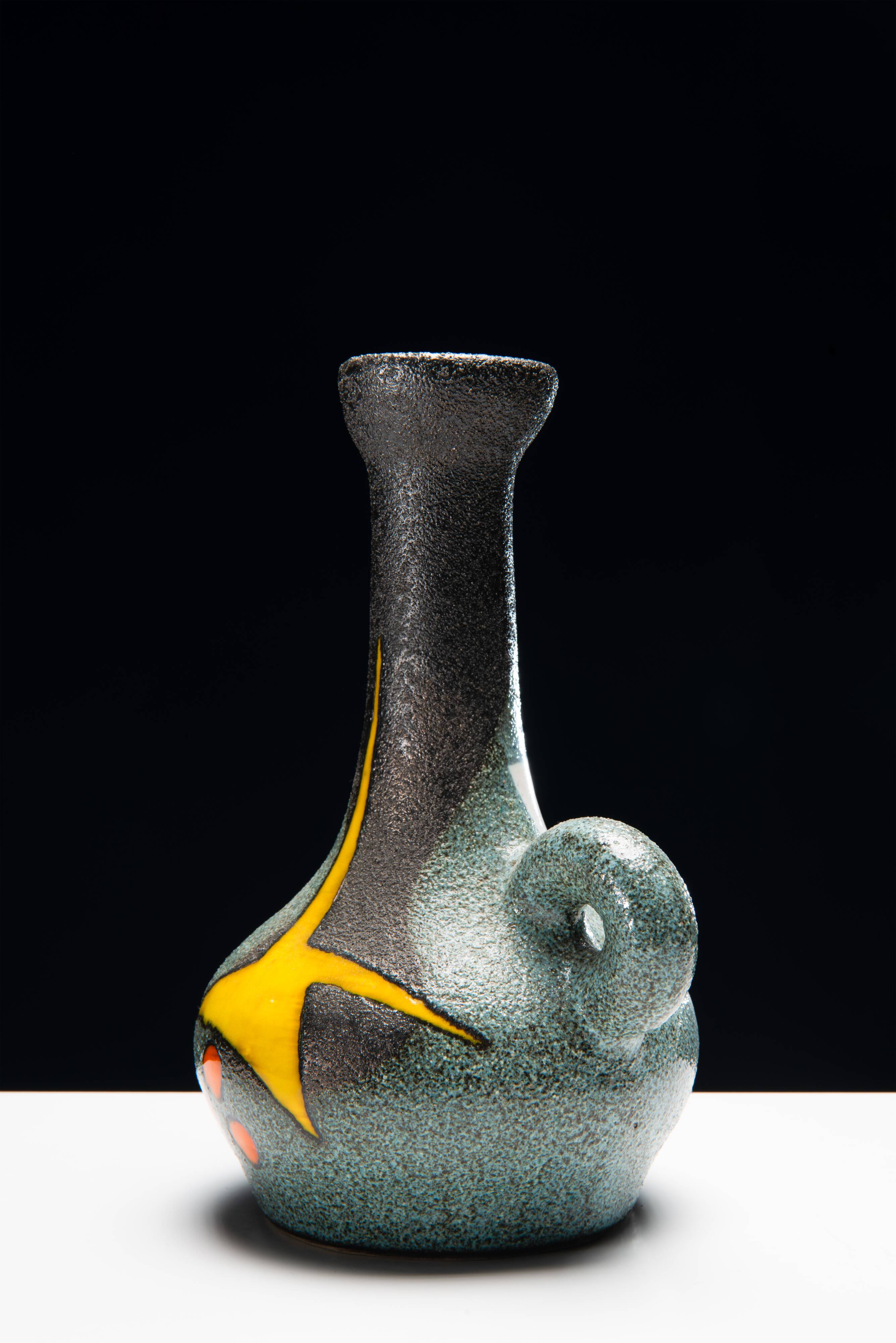 Ceramic Vase - 1950's- France - Gilbert Valentin & Les Archanges