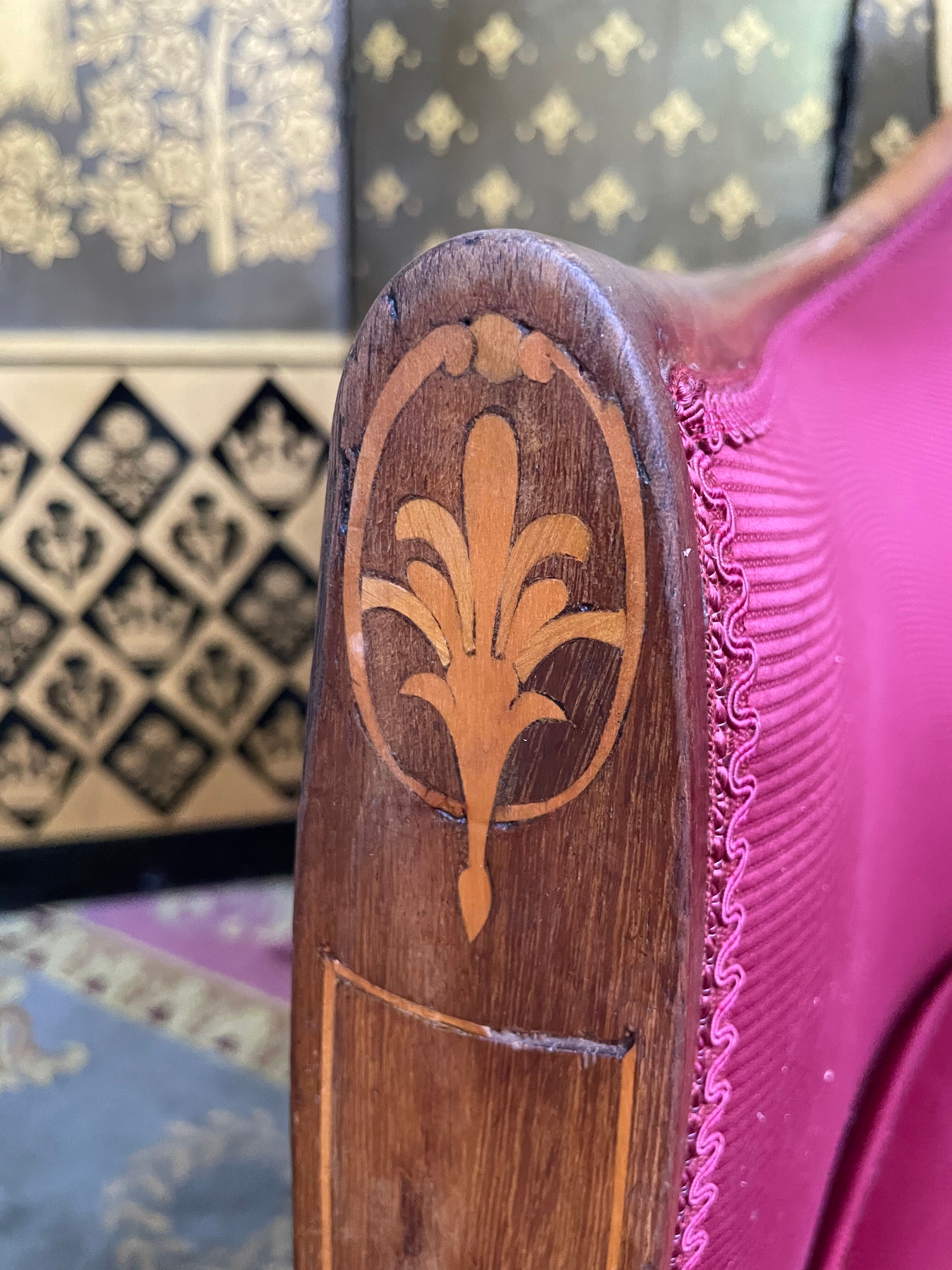 Pair of shepherdess armchairs Art Deco era