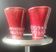 Pair of Art Deco asymmetrical red oxblood ceramic vases