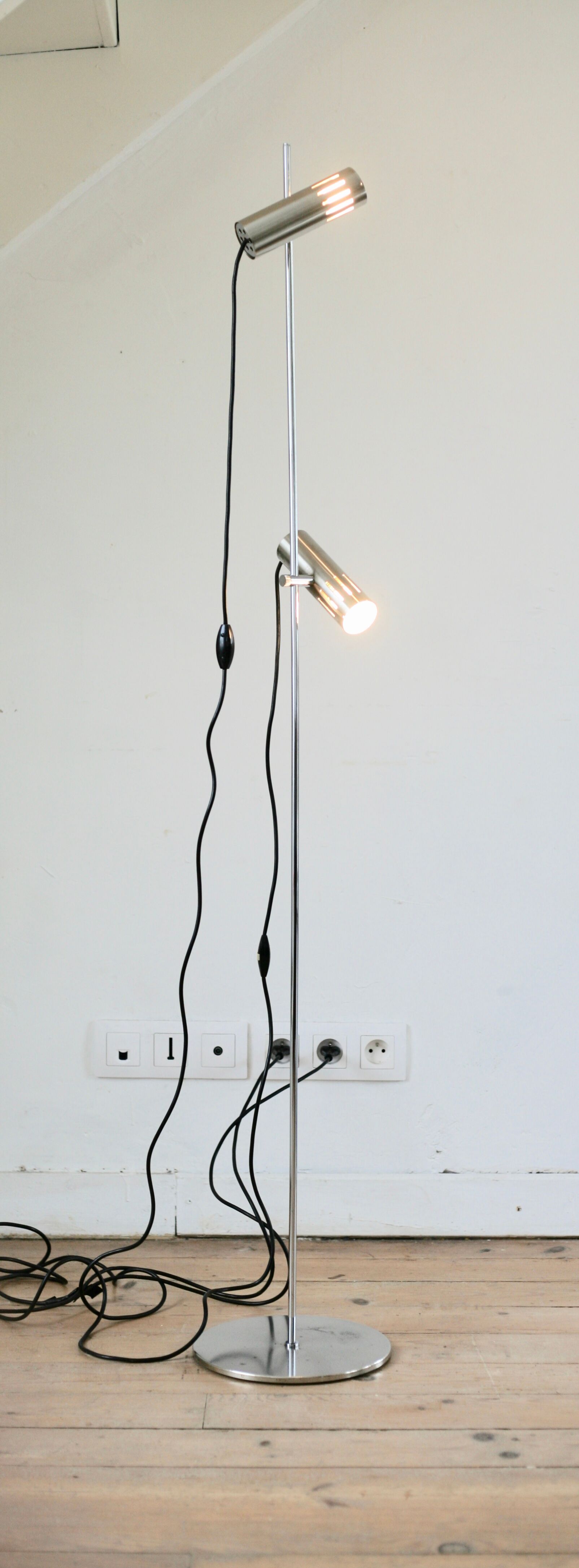 Alain Richard's lamppost, Disderot edition, 2 fires, France, circa 1960