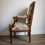 Fauteuil sculpté style Louis XVI