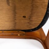 A set of four dining room chairs of teak of danish design, 1960s