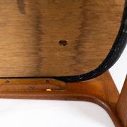 A set of four dining room chairs of teak of danish design, 1960s