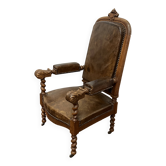 Leather armchair