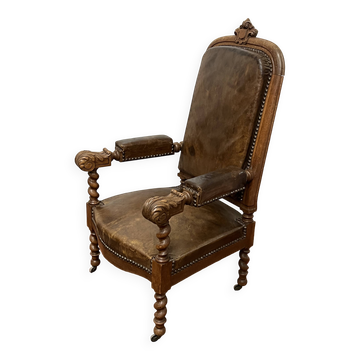 Fauteuil cuir