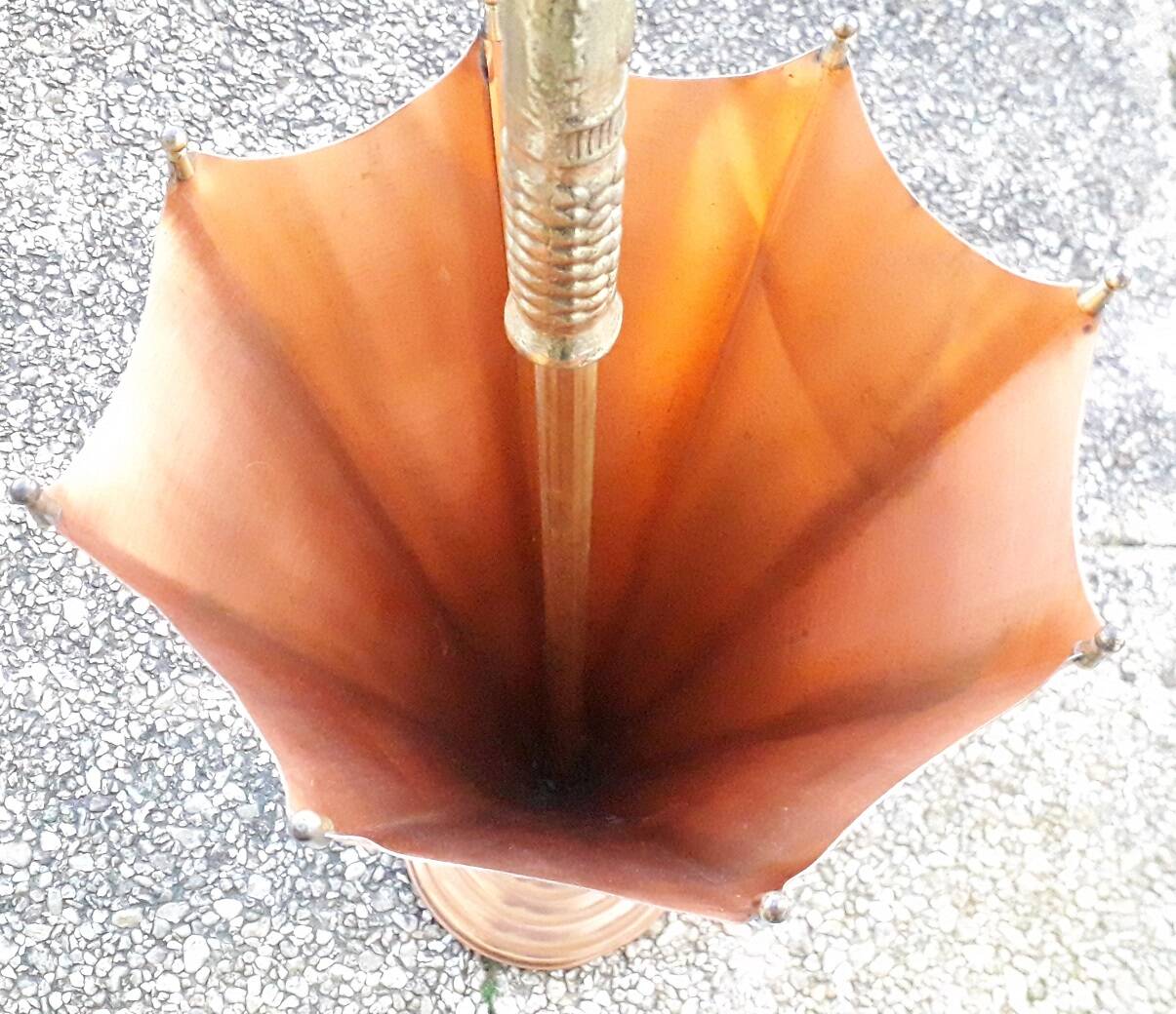 Porte-parapluie cuivre