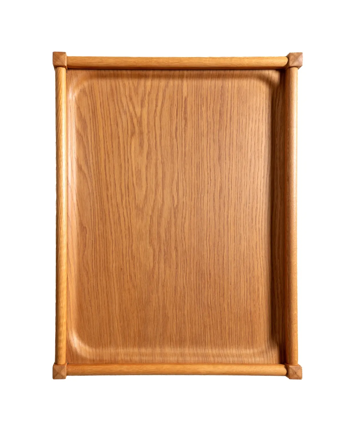 Scandinavian beech and oak trolley, 1960s