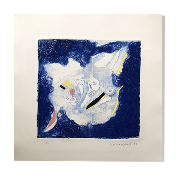 Josep guinovart, mare nostrum 14, 1985. original engraving signed and numbered