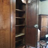 Cherry cabinet with columns