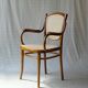 Fauteuil Thonet N°59 vers 1900, cannages neufs