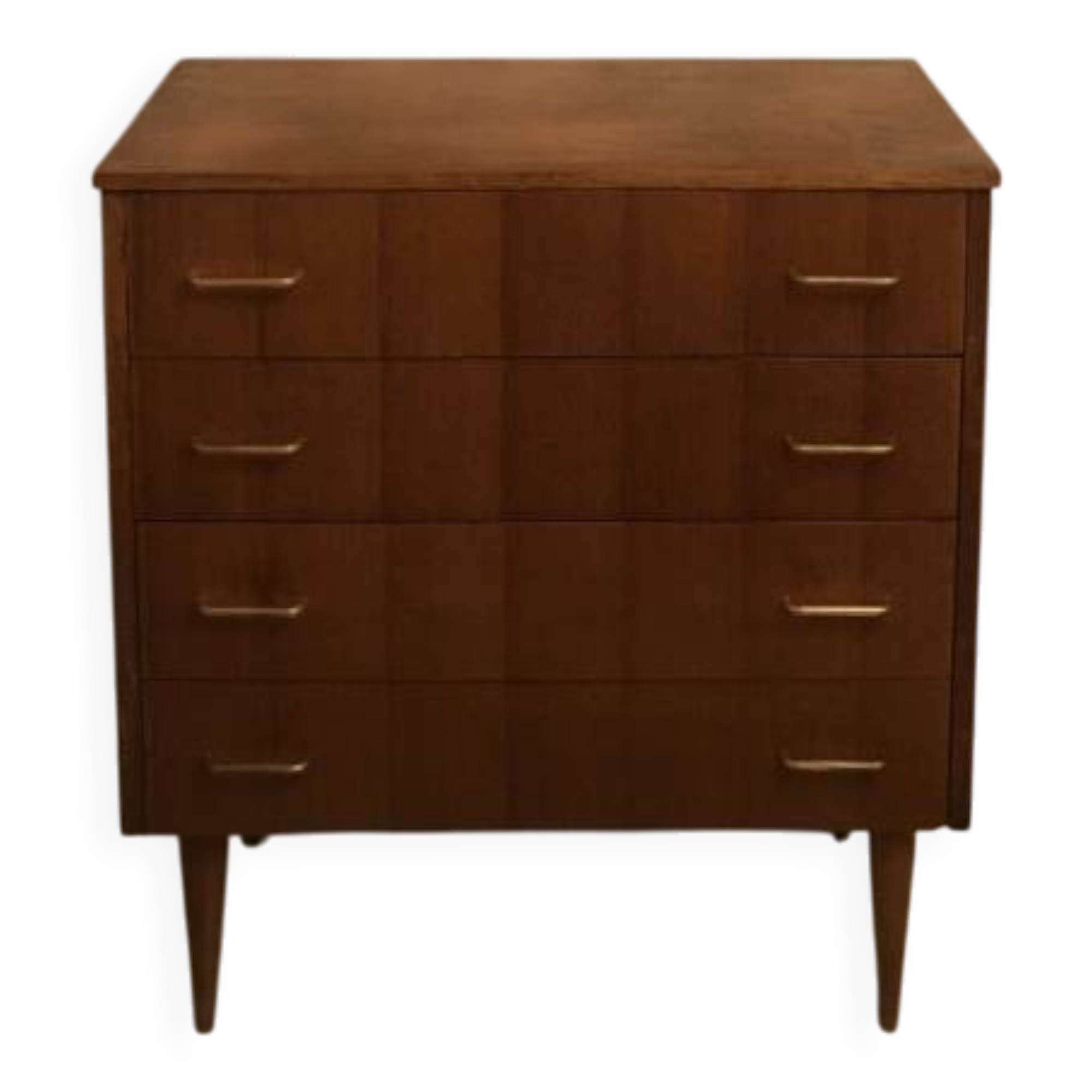 Scandinavian wooden chest of drawers from the 1960s