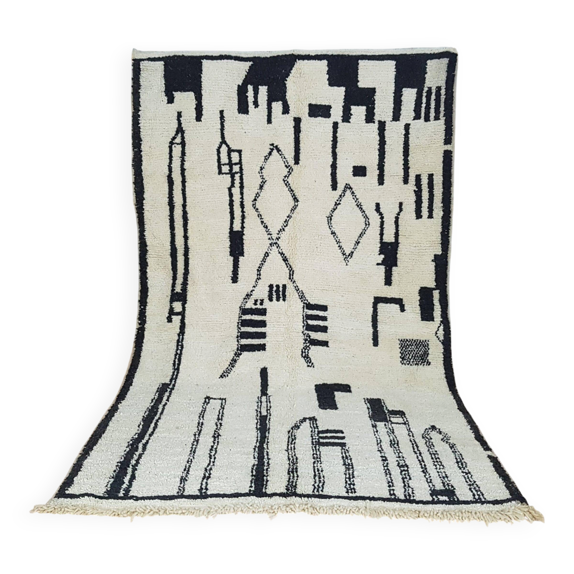 Tapis Beni Ouarain, 275 x 155 cm