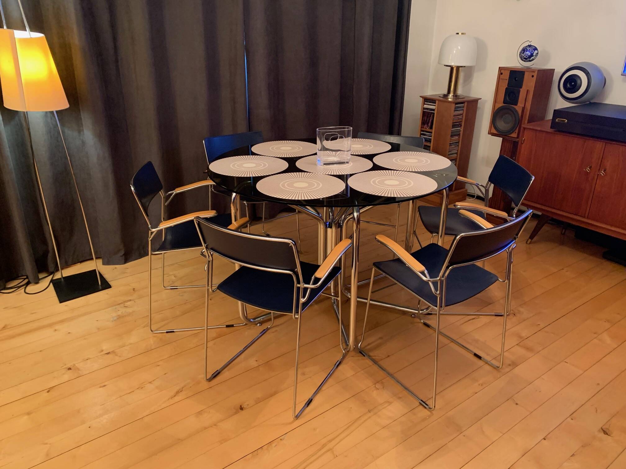 Set of four Sultana chairs, Arrben, Italy, 1970s/1980s