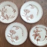 4 mismatched iron earth plates
