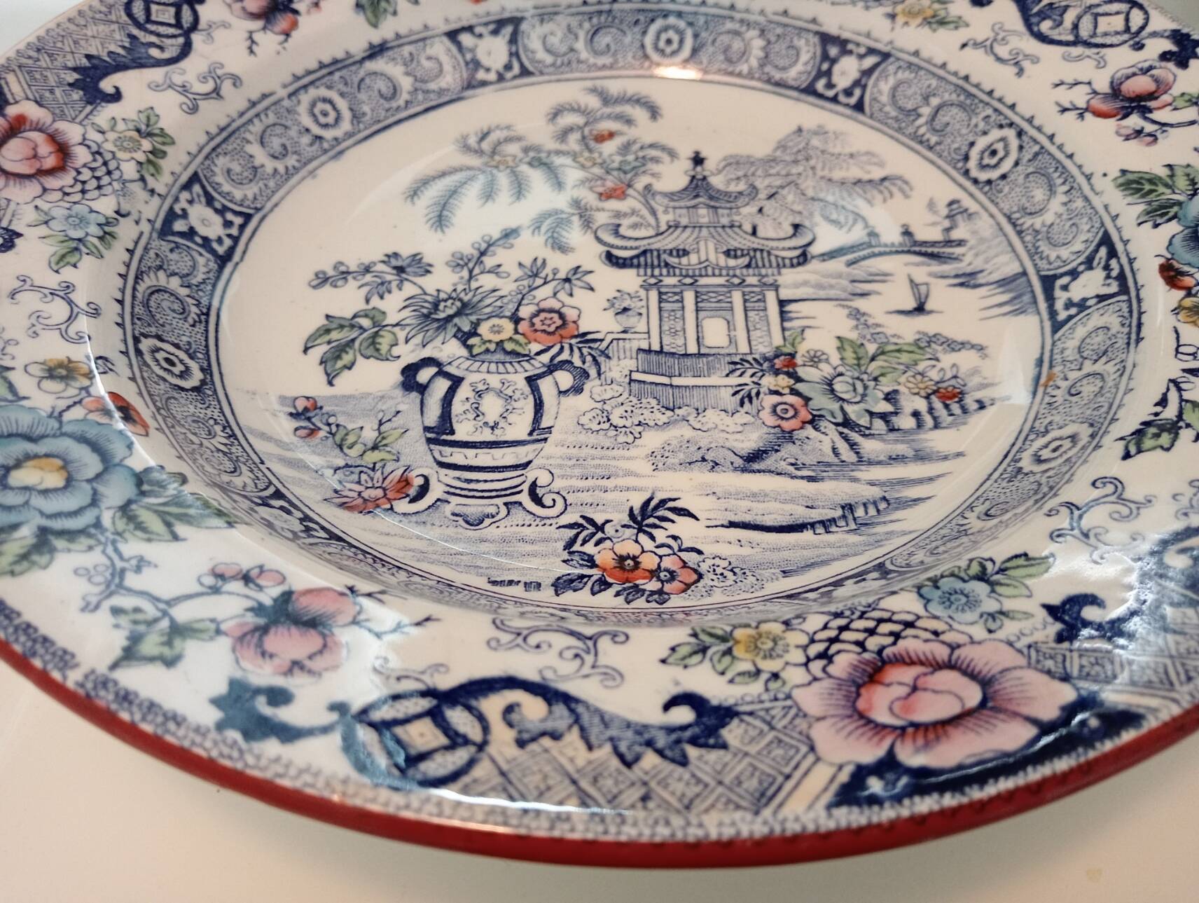 Deep dish Creil and Montereau