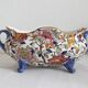 Bernard planter with handles, Peonies, Gien earthenware