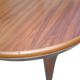 Table ronde en teck design scandinave vintage
