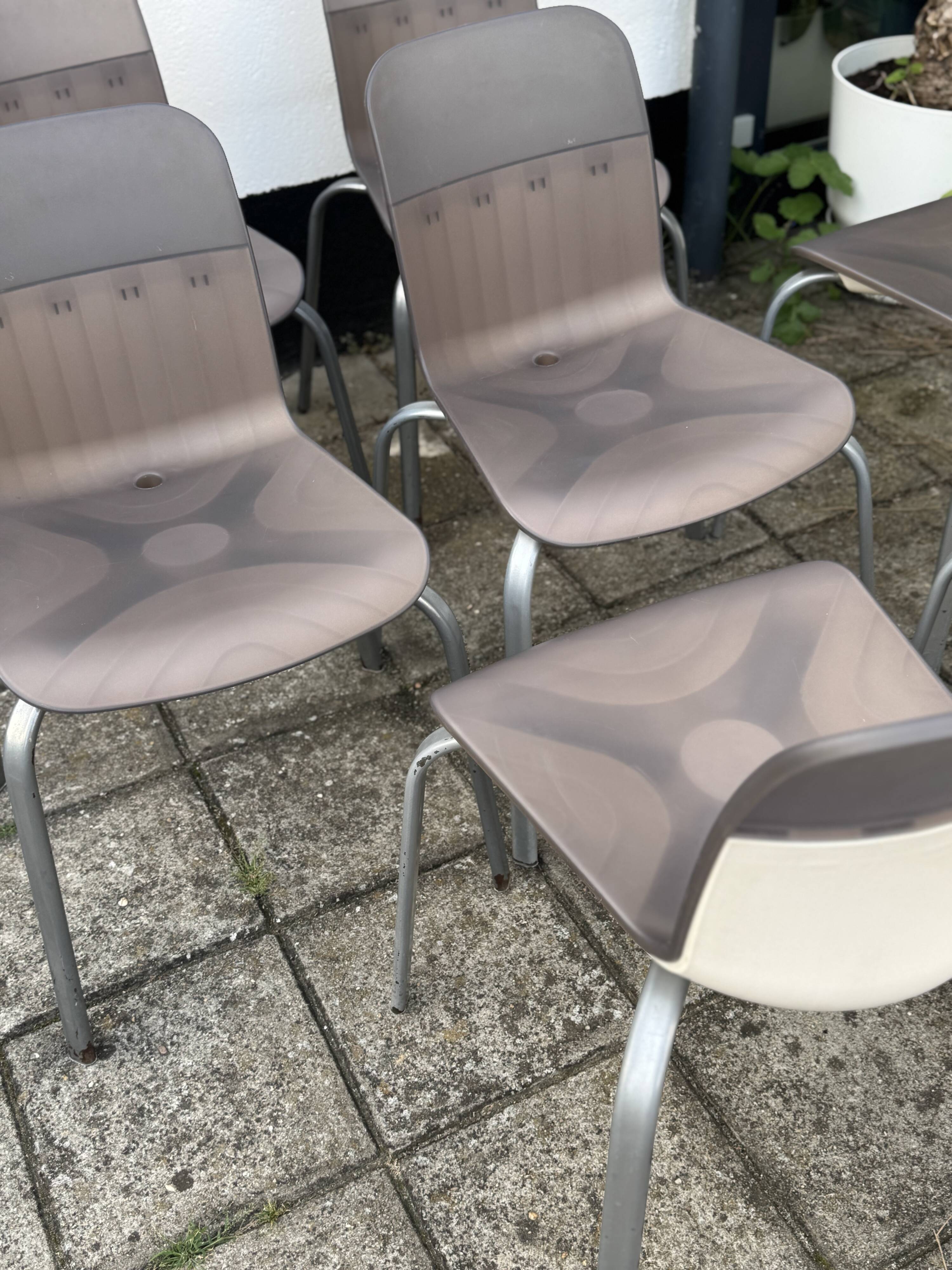 Lot de 7 chaises Ikea PS par Ehlen Johannson