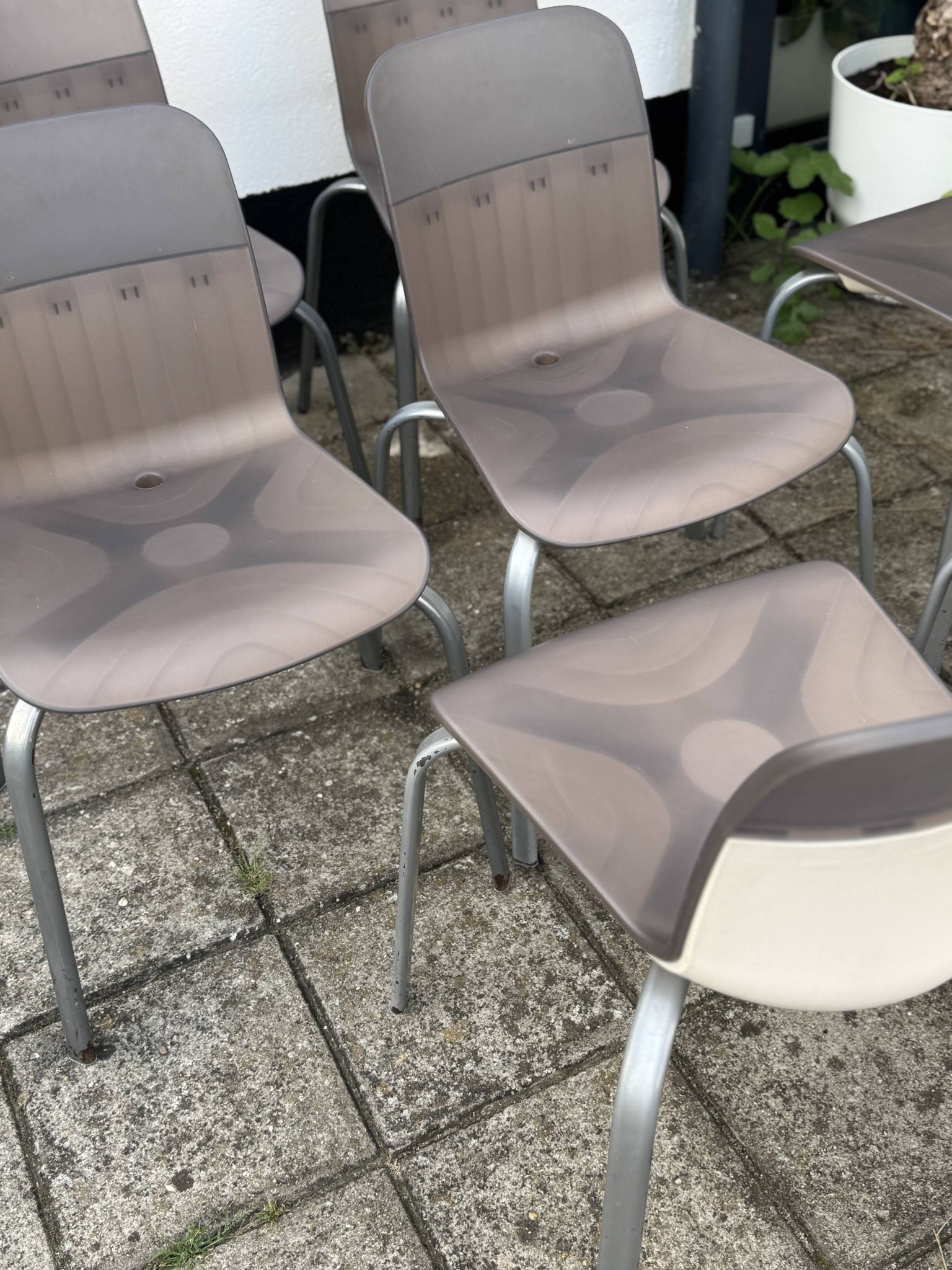 Lot de 7 chaises Ikea PS par Ehlen Johannson