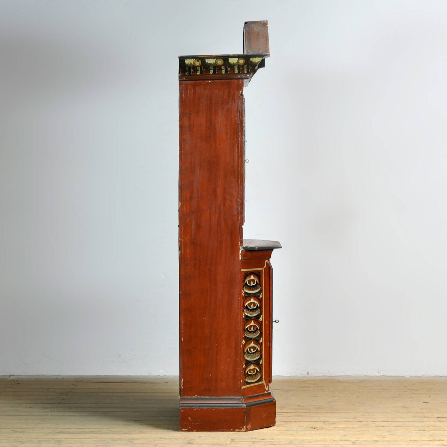 Sideboard, painted cabinet from Dalarna, Sweden 1799